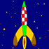 Kolorowanka rakieta