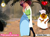 Princess Tiana Kissing Prince