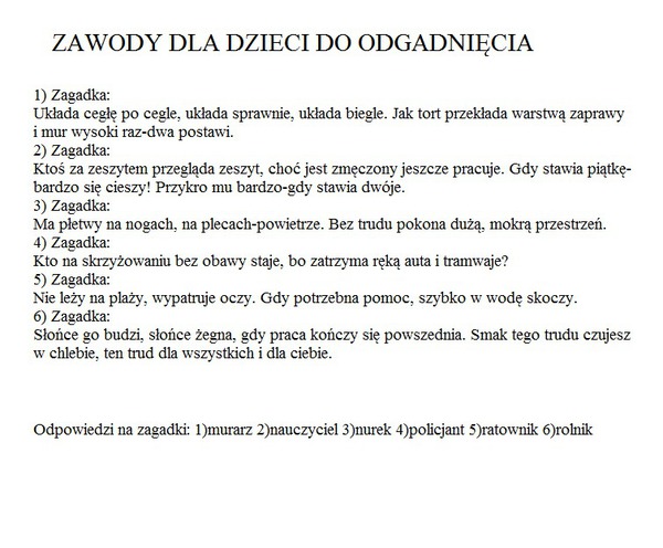 Podchwytliwe zagadki