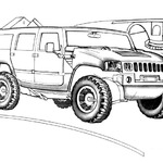 Kolorowanka hummer