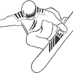 Kolorowanka snowboard