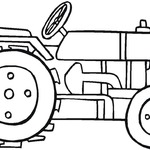 Kolorowanka z traktorem
