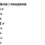 Zadania mnożenie i dzielenie